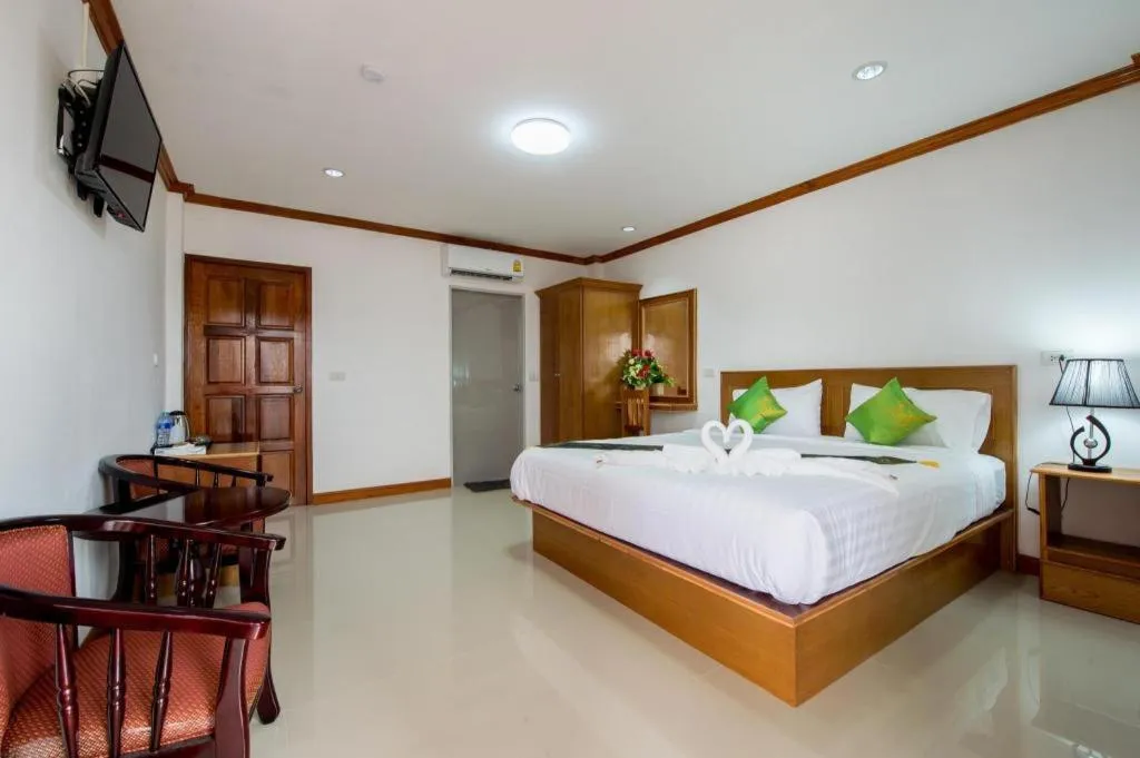 Bed in Thatphanom View Hotel Nakhon