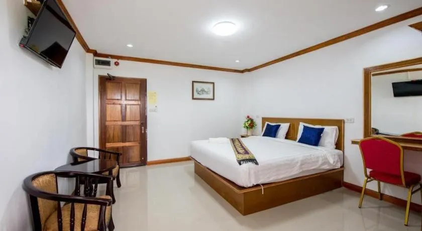 Bed in Thatphanom View Hotel Nakhon