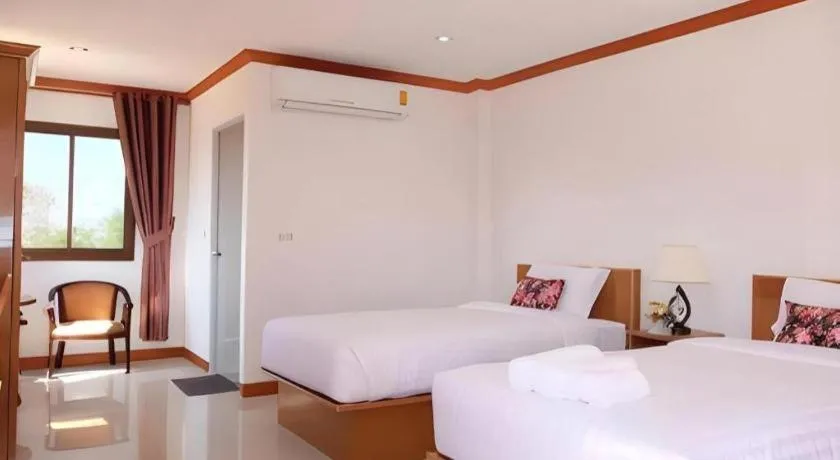 Bed in Thatphanom View Hotel Nakhon