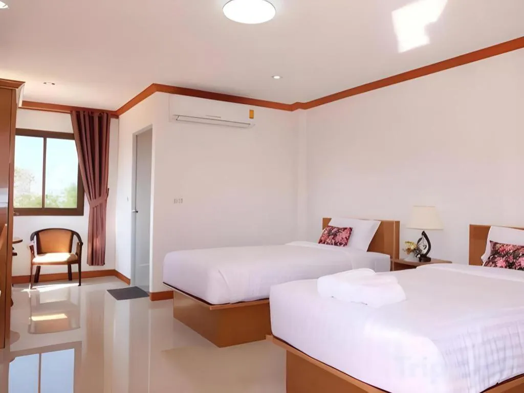 Bed in Thatphanom View Hotel Nakhon