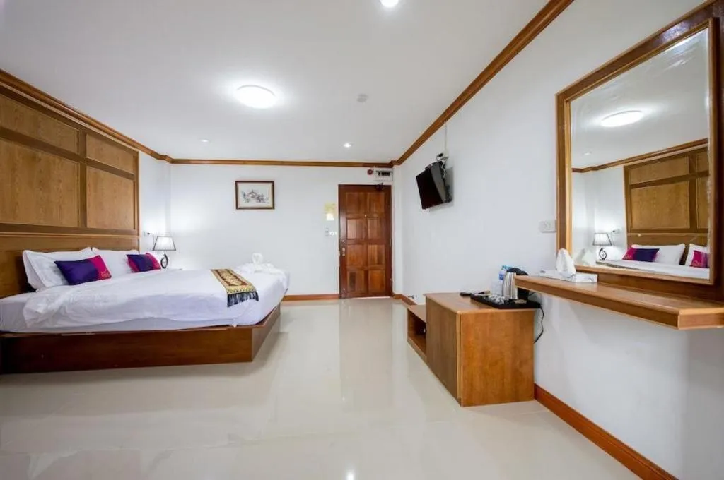 Bed in Thatphanom View Hotel Nakhon
