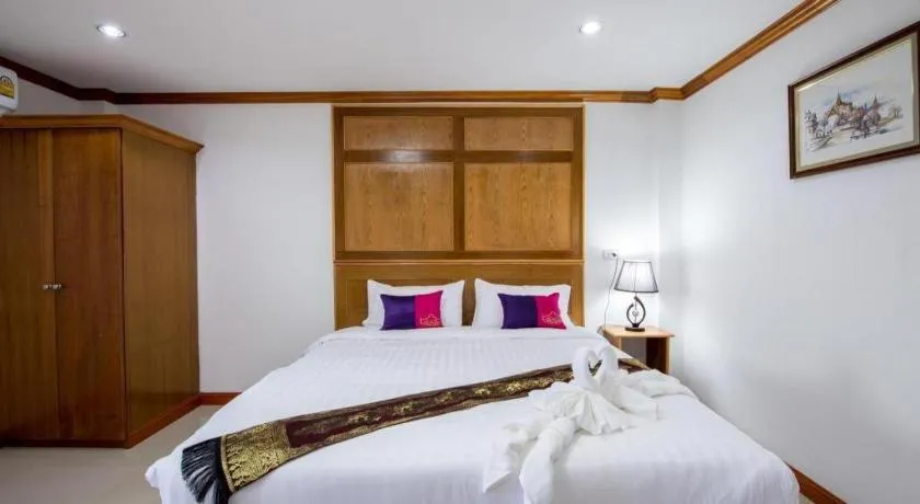 Bed in Thatphanom View Hotel Nakhon