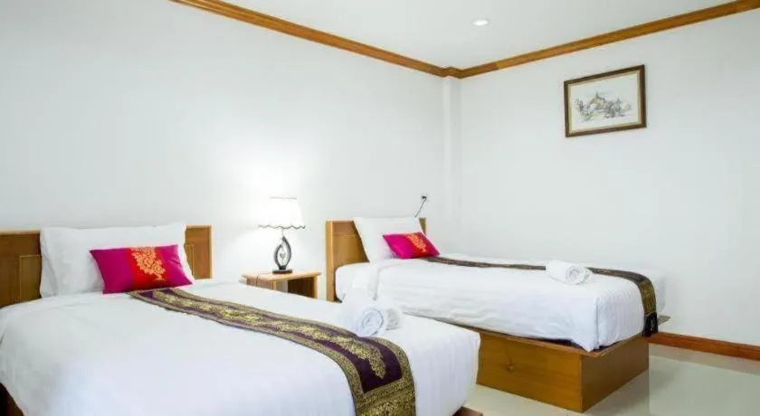 Bed in Thatphanom View Hotel Nakhon