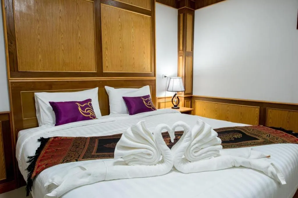 Bed in Thatphanom View Hotel Nakhon