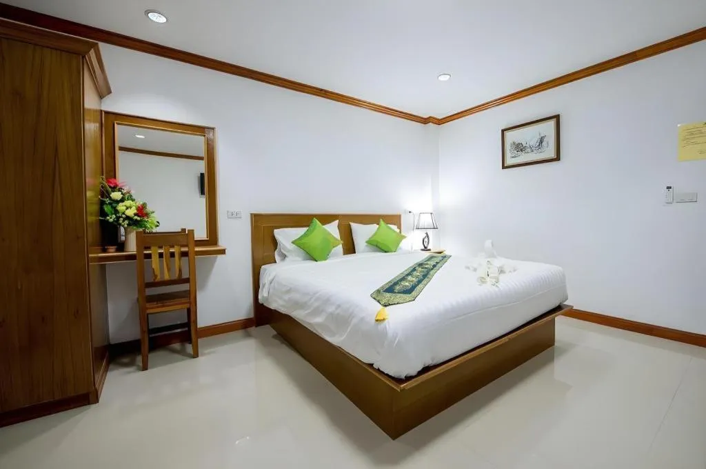 Bed in Thatphanom View Hotel Nakhon