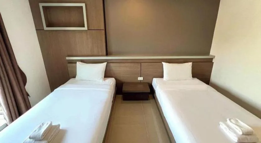 Bed in B2 Buriram Boutique and Budget Hotel