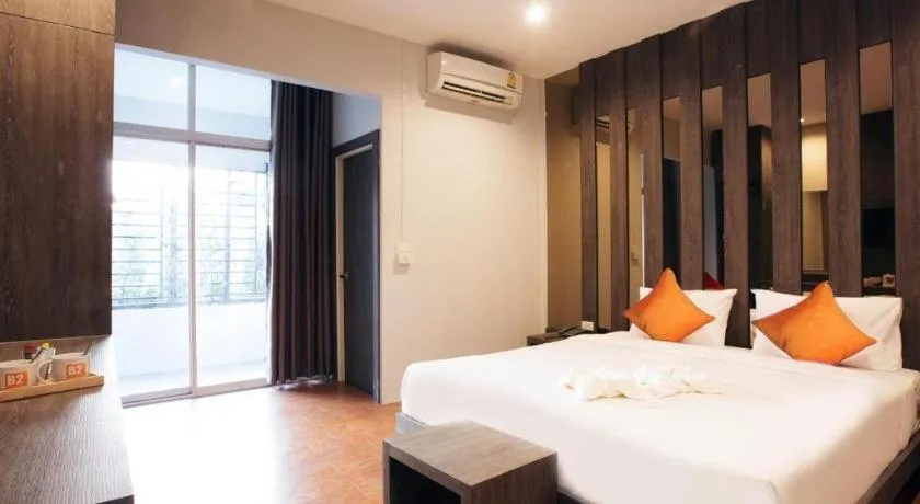 Bed in B2 Buriram Boutique and Budget Hotel