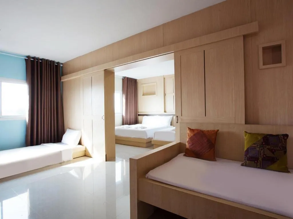 Bed in B2 Buriram Boutique and Budget Hotel