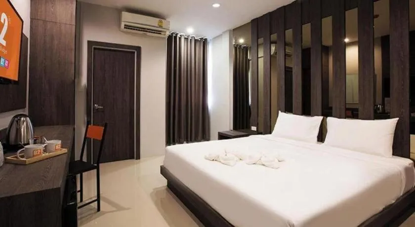 Bed in B2 Buriram Boutique and Budget Hotel