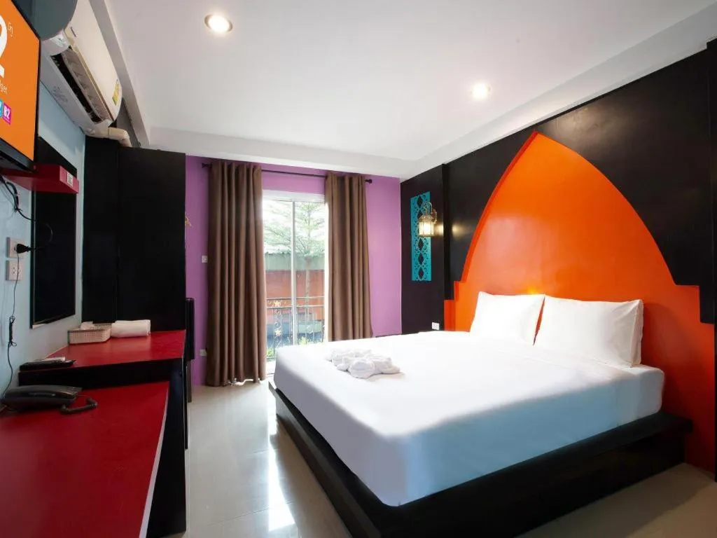 Bed in B2 Buriram Boutique and Budget Hotel