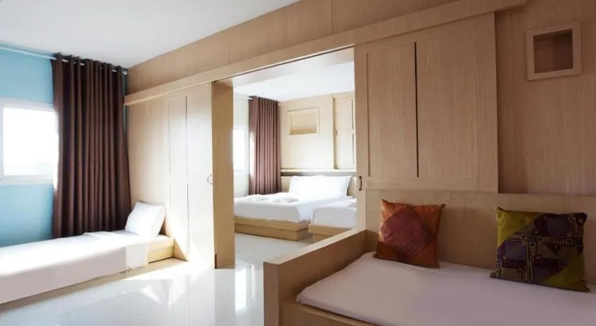 Bed in B2 Buriram Boutique and Budget Hotel
