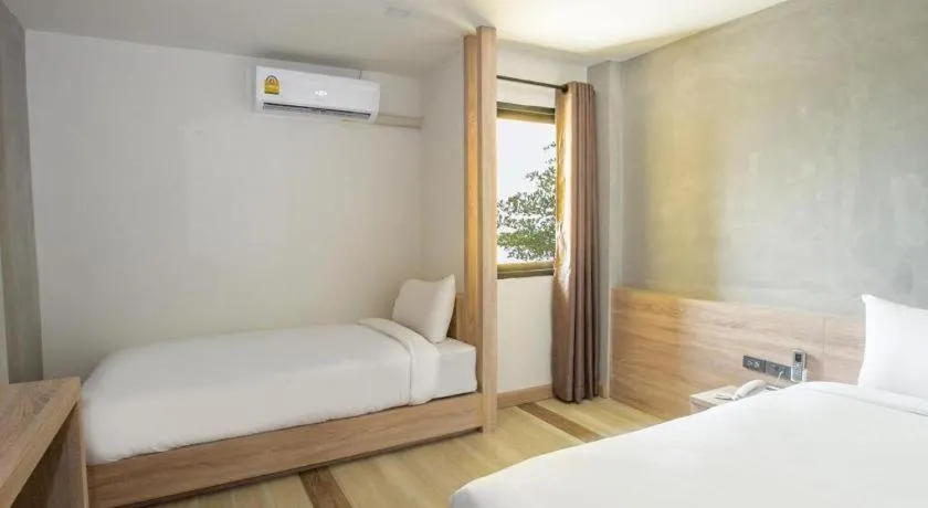 Bed in B2 Buriram Boutique and Budget Hotel