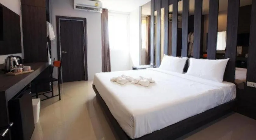 Bed in B2 Buriram Boutique and Budget Hotel