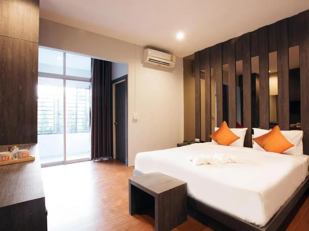 Bed in B2 Buriram Boutique and Budget Hotel