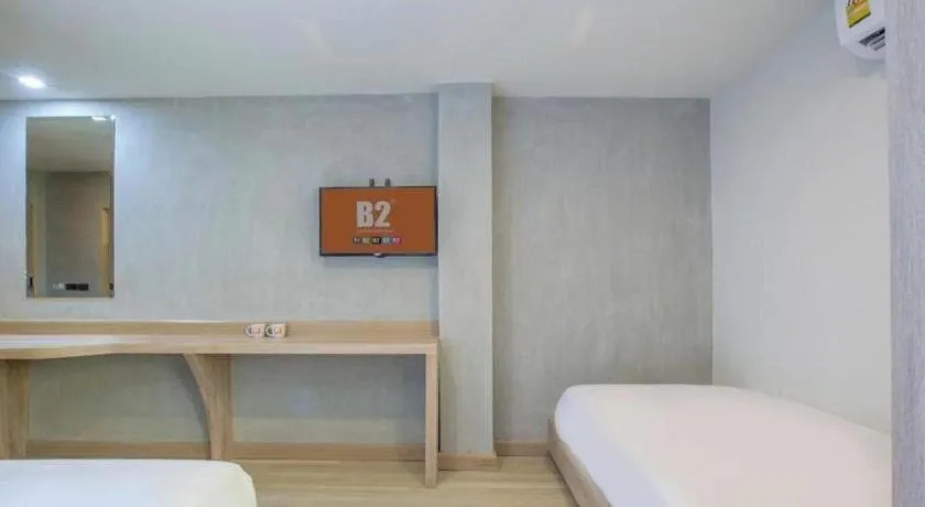 Bed in B2 Buriram Boutique and Budget Hotel