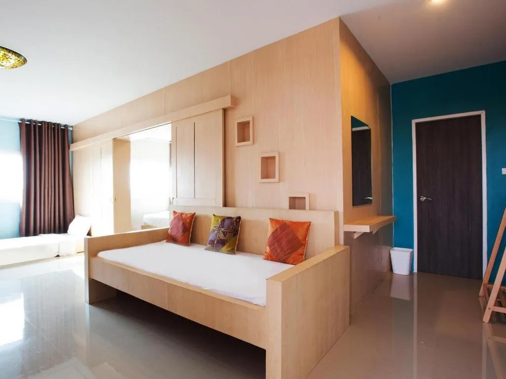 Bed in B2 Buriram Boutique and Budget Hotel