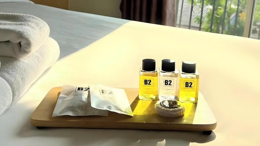 Bed in B2 Buriram Boutique and Budget Hotel