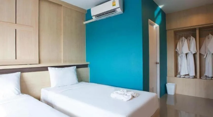 Bed in B2 Buriram Boutique and Budget Hotel