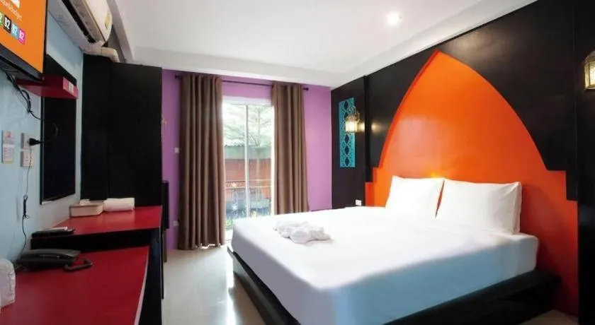 Bed in B2 Buriram Boutique and Budget Hotel
