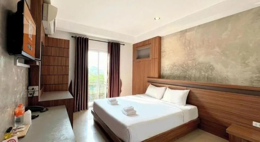 Bed in B2 Buriram Boutique and Budget Hotel