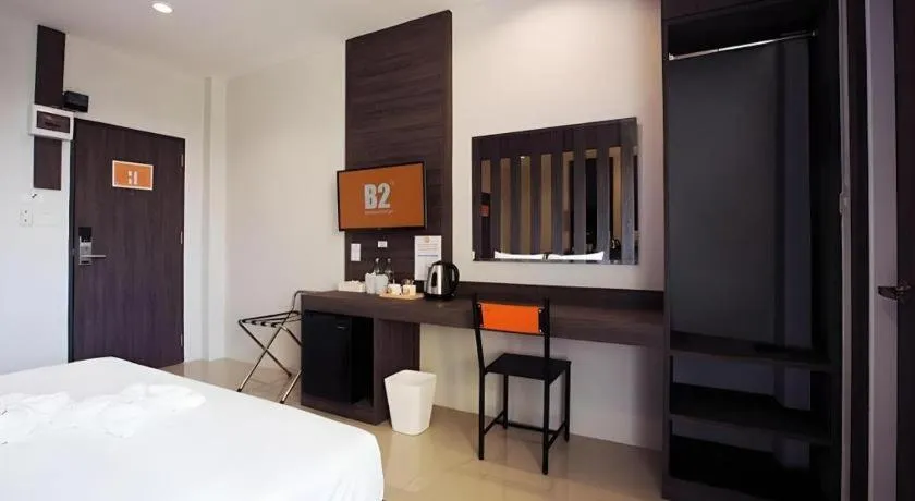 Bed in B2 Buriram Boutique and Budget Hotel