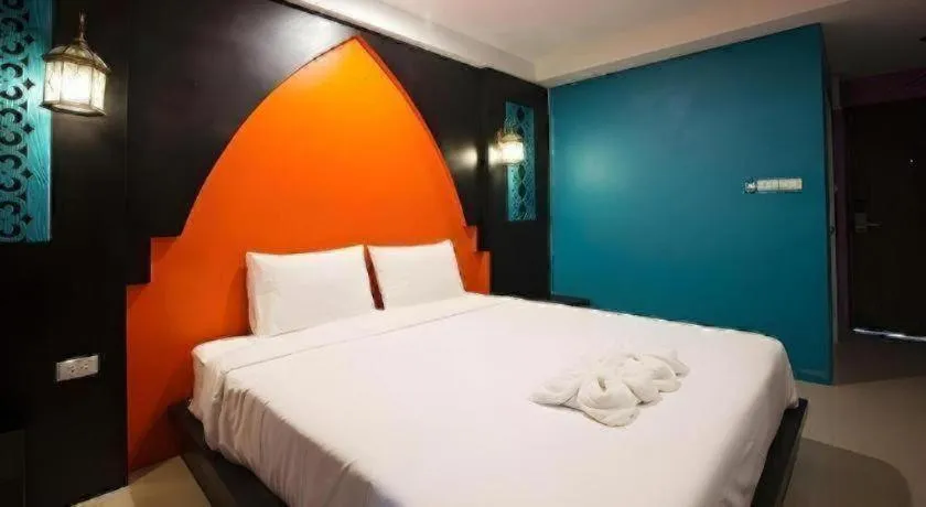 Bed in B2 Buriram Boutique and Budget Hotel