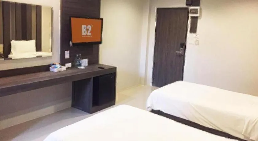 Bed in B2 Buriram Boutique and Budget Hotel