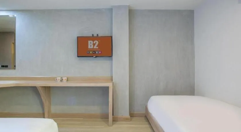 Bed in B2 Buriram Boutique and Budget Hotel