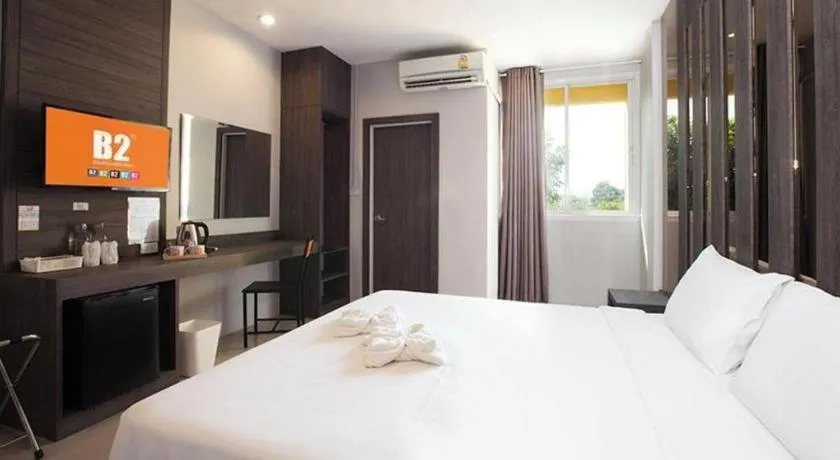 Bed in B2 Buriram Boutique and Budget Hotel