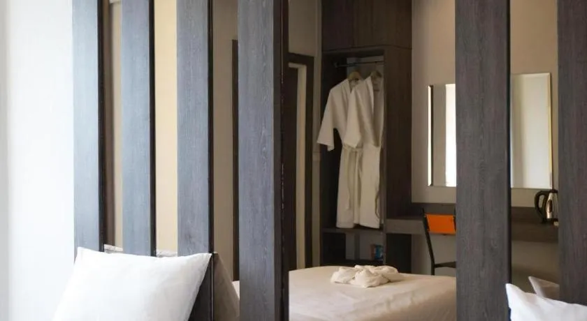 Bed in B2 Buriram Boutique and Budget Hotel