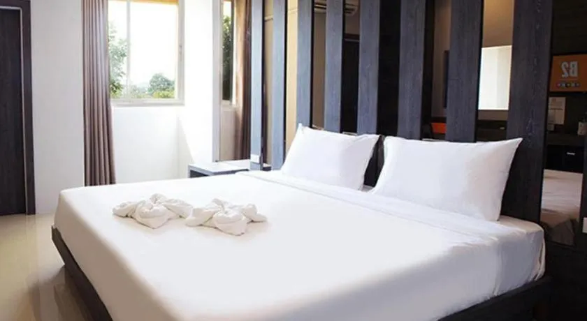 Bed in B2 Buriram Boutique and Budget Hotel