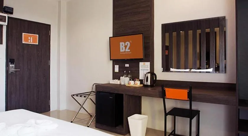 Bed in B2 Buriram Boutique and Budget Hotel