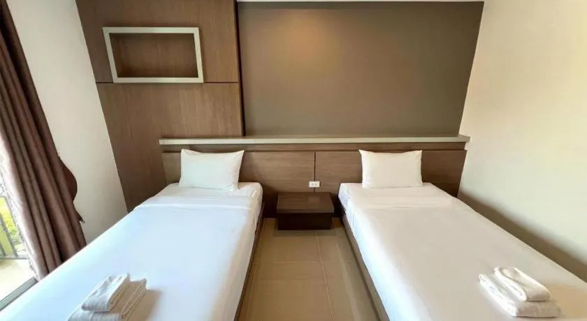 Bed in B2 Buriram Boutique and Budget Hotel