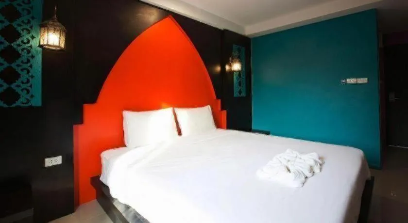 Bed in B2 Buriram Boutique and Budget Hotel