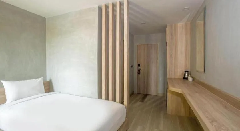 Bed in B2 Buriram Boutique and Budget Hotel