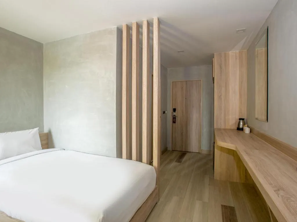 Bed in B2 Buriram Boutique and Budget Hotel