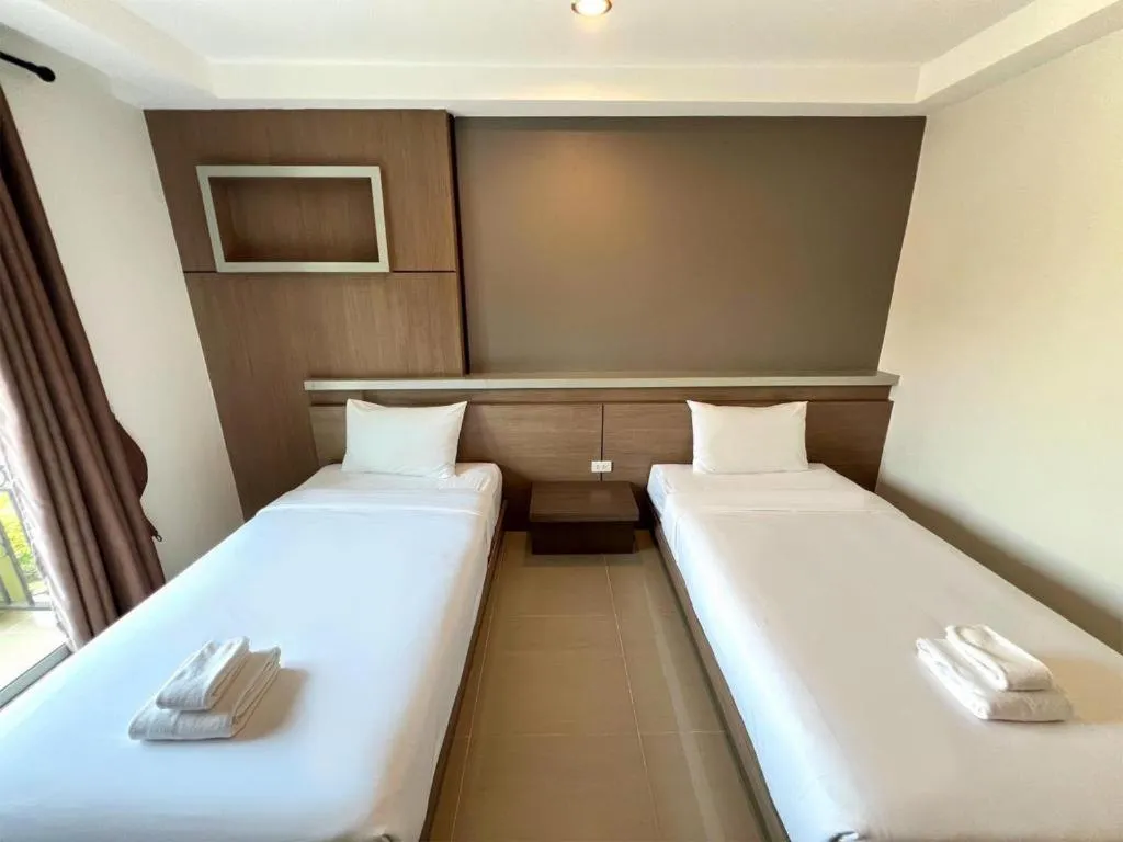 Bed in B2 Buriram Boutique and Budget Hotel