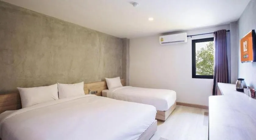 Bed in B2 Buriram Boutique and Budget Hotel