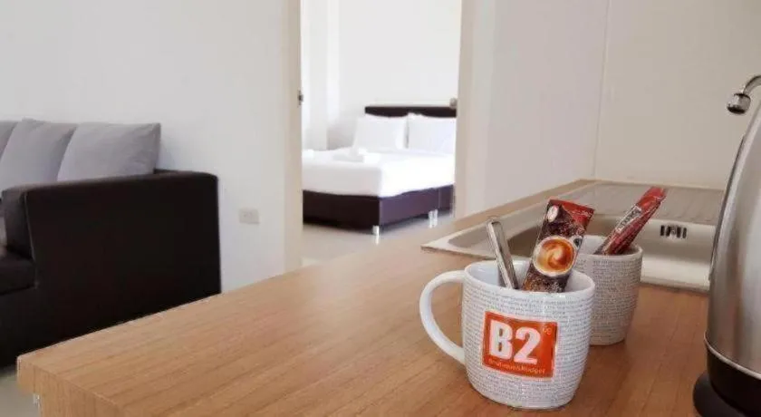 Bed in B2 Korat Boutique and Budget Hotel