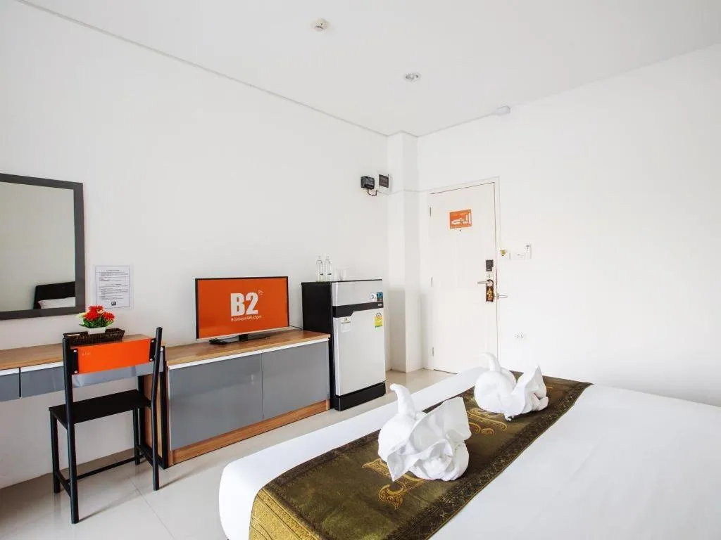 Bed in B2 Korat Boutique and Budget Hotel