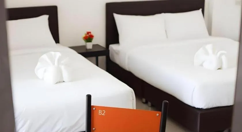 Bed in B2 Korat Boutique and Budget Hotel