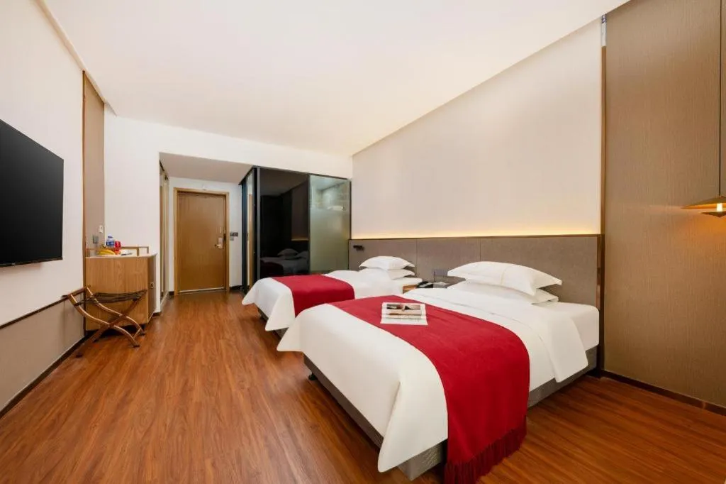 Bed in J Hotel Guangzhou University Town