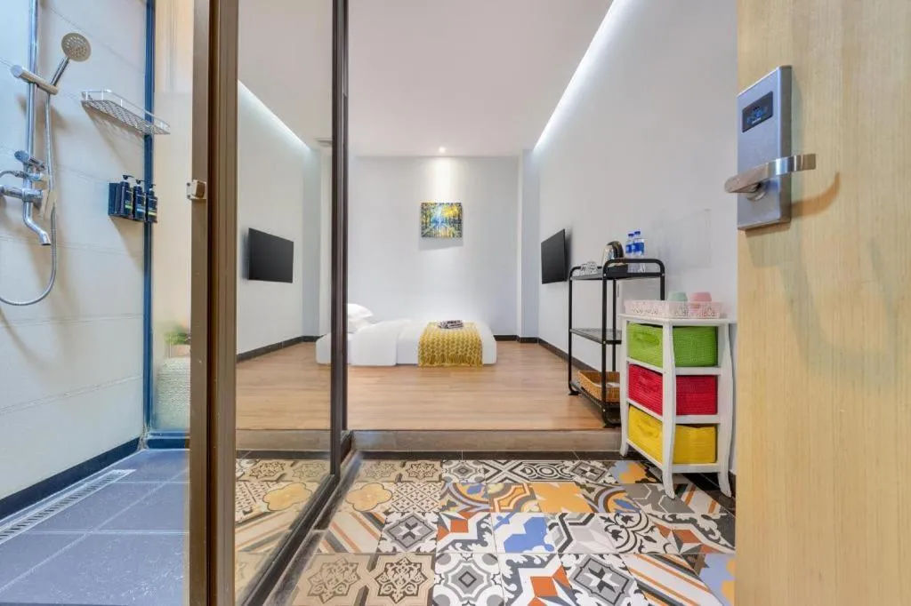 Bed in J Hotel Guangzhou University Town