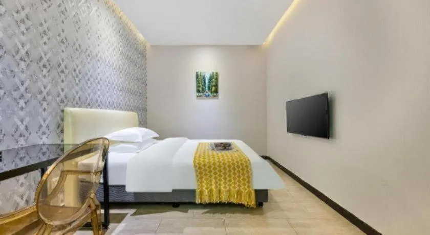 Bed in J Hotel Guangzhou University Town