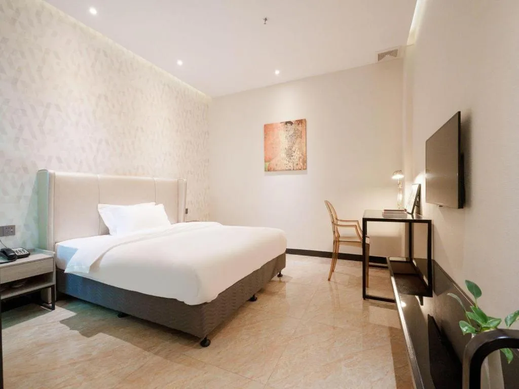 Bed in J Hotel Guangzhou University Town