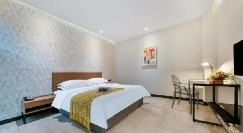 Bed in J Hotel Guangzhou University Town