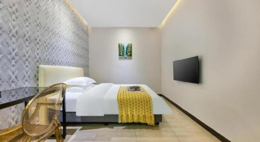 Bed in J Hotel Guangzhou University Town