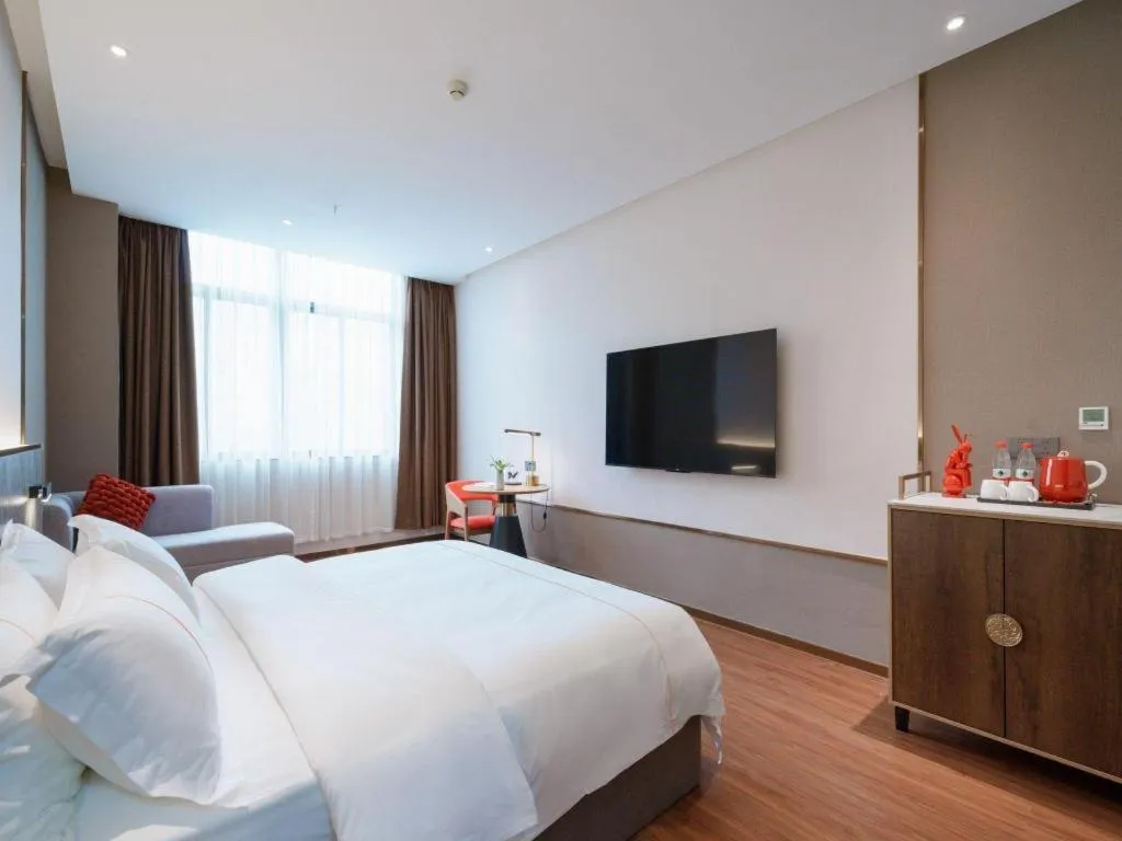 Bed in J Hotel Guangzhou University Town