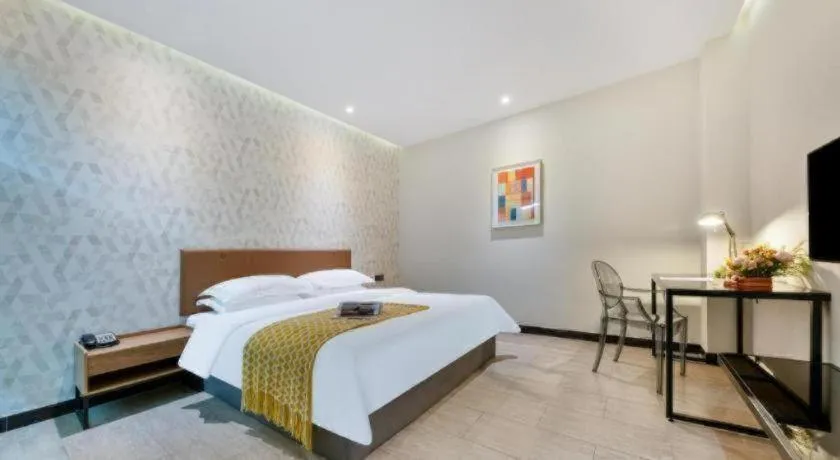 Bed in J Hotel Guangzhou University Town