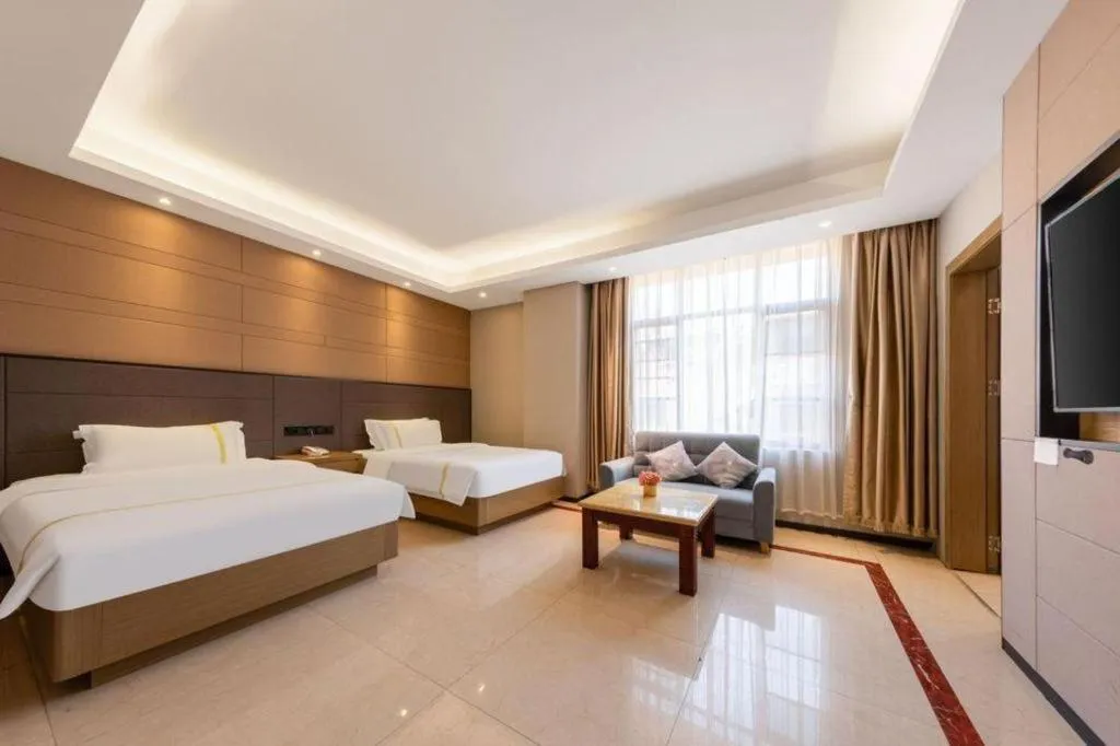 Bed in Mao Hua hotel